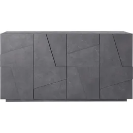 Home Affaire Sideboard 162,5 x 44 x 86 cm Grau