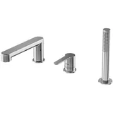 Ravak X070142 - 3-Loch-Wannenarmatur PURI, glänzender Chrom - Chrom glänzend