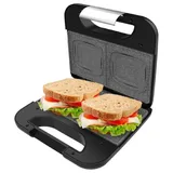 Cecotec Sandwichmaker Rock'nToast Square 800W Edelstahl, Antihaftbeschichtung