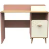 Schreibtisch DEMEYERE GROUP Suzie, orange (eiche aprikose, eiche), B:106,6cm H:87,7cm T:44,9cm, Tische, Schreibtisch 1 Tür 1 Ablage