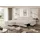 altdecor Ecksofa Cord mit Schlaffunktion 2-Sitzer Senfgelb
