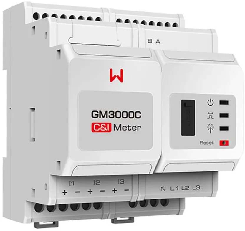 Smart Meter GM3000C für einphasigen und dreiphasigen Netzanschluss, GoodWe