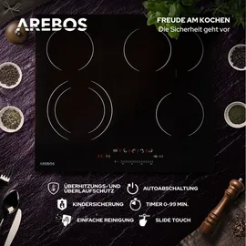 Arebos AR-HE-GK4N Schwarz