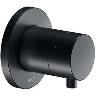 Keuco IXMO Umstellventil, Griff Comfort, rund, schwarz matt