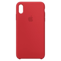 Apple iPhone XS Max Silikon Case rot