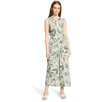 Betty & Co Damen Jumpsuit ohne Arm 36, Nature/Green - 36W