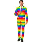 suitmeister Rainbow Kostüm Herren XXL