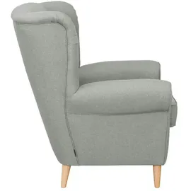 Max Winzer Ohrensessel Anton Flachgewebe 88 x 99 x 0 cm Grau