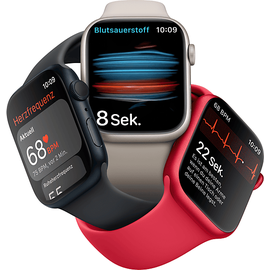 Apple Watch Series 8 GPS + Cellular 45 mm Aluminiumgehäuse product(red), Sportarmband (product)red