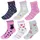 TupTam Kinder Socken Bunt Gemustert 6er Pack für Mädchen und Jungen, Farbe: Mädchen 2, Socken Größe: 31-34 - 31-34