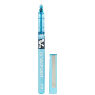 Pilot Pen Pilot Tintenroller V5 Hi-Tecpoint 0,5 mm, 12 Stück, türkis