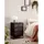 Wohnling Nachtschrank 40 x 30 x 60 cm Schwarz