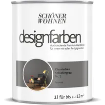 Schöner Wohnen Designfarbe Klassisches Schiefergrau 1 l