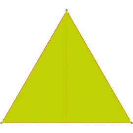Bent Zip-Canvas Limette