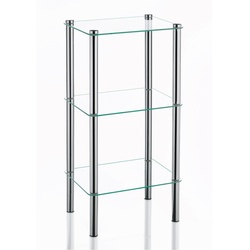 Regal Lars Metall transparent 40,0x30,0x76,5cm