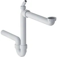 Geberit Rohrbogengeruchsverschluss Siphon 1 1/2" x 50 mm weiß