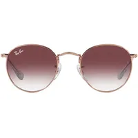 Ray-Ban Sonnenbrille RJ9547S JUNIOR RUND 291/8H Kinder Farbe Gold Glas Violett Größe 44 mm - 44 mm