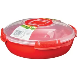 Sistema Mikrowellenschüssel rund rot 1,29 l