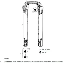 RockShox Boxxer 29 ́ ́ Boost Ultimate Gabel Senkt Sich - Red - One Size