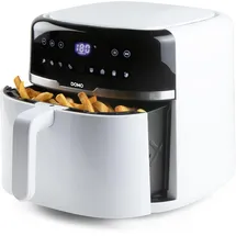 Domo DO1148FR Heißluft-Fritteuse 8 l Überhitzungsschutz, Timerfunktion, mit Display, Antihaftbeschi