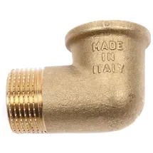 mein haus shop Messingfitting Winkel 90° IG x AG DN20 (3/4") Rückschlagventil