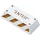 Keychron Enter Aluminum Alloy Artisan Keycap, Tastenkappe - weiß/orange