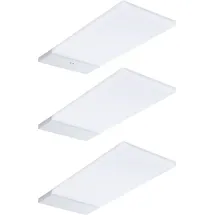 Paulmann LED Unterbauleuchte Bredo silber warmweiß 3er Set