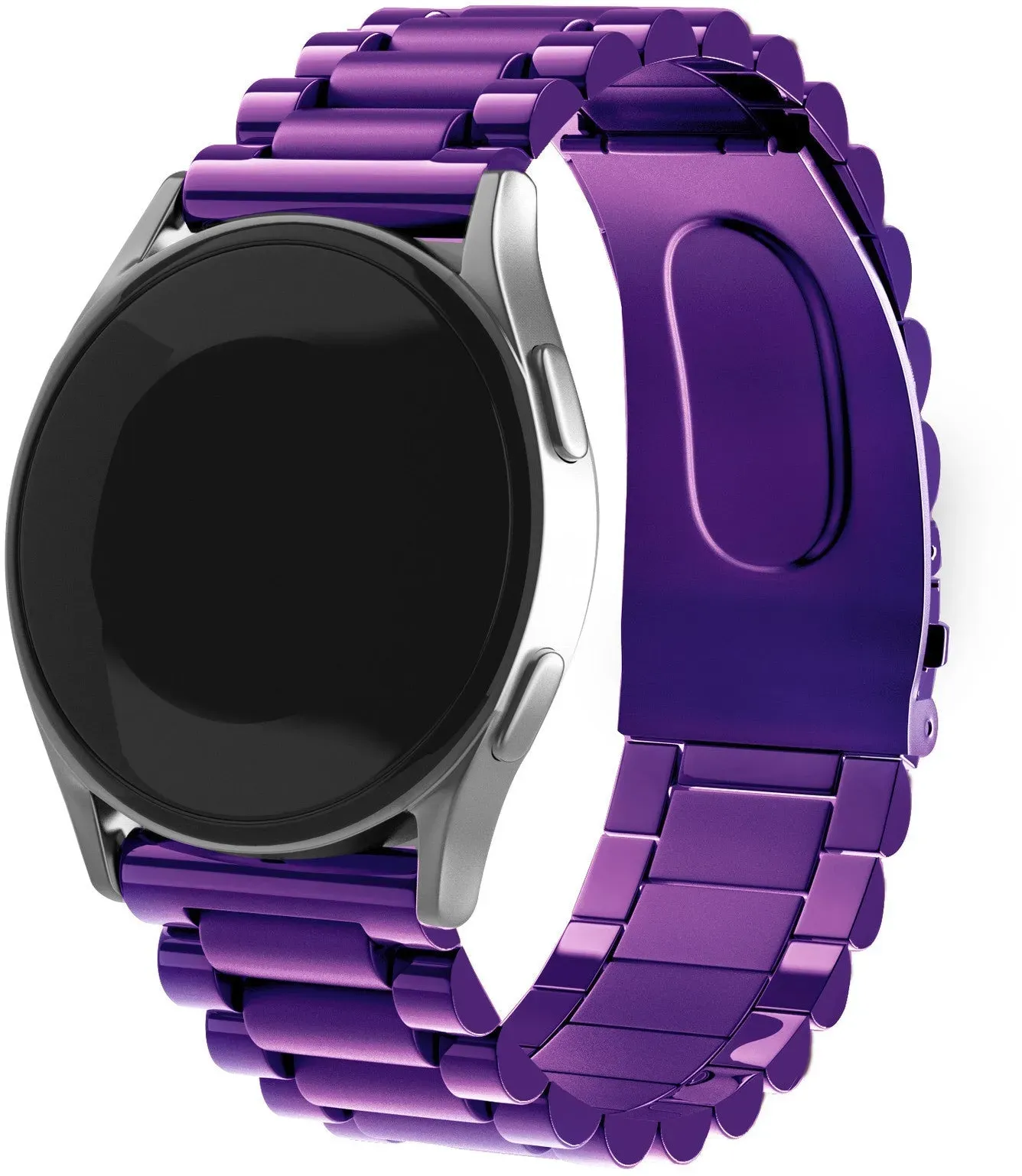 Strap-it Suunto 9 Peak Pro Armband Stahl für Suunto 9 Peak Pro - Lila - Butterfly-Verschluss