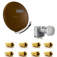 Fuba DAA 850 B Satellitenantenne 85cm Aluminium Braun DEK