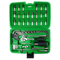 TOPTUL Werkzeugset GCAI5102 Werkzeugsatz,Steckschlüsselsatz,Werkzeug Set,Werkzeug Kit