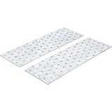 BGS Stahl-Lochplatten-Satz 300 x 100 x 2 mm 2-tlg.