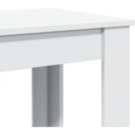 vidaXL Bartisch 51 x 50 x 103,5 cm Weiß