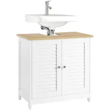 SoBuy Waschbeckenunterschrank 60 x 58 x 35 cm Weiß