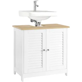 SoBuy Waschbeckenunterschrank 60 x 58 x 35 cm Weiß