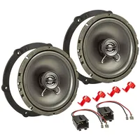 Tomzz Audio TA16.5-Pro Lautsprecher Einbau-Set kompatibel mit Peugeot 107