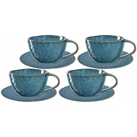 LEONARDO Cappuccinotasse 0,29 l Blau 4 St.