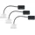 Paulmann Einbauleuchte 3er Set Coin 3x6W 2700K rund Kunststoff