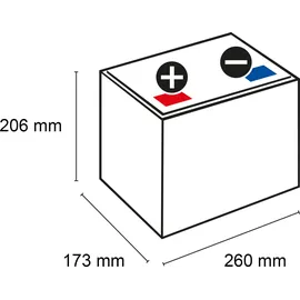 Exide EP450 50Ah 12V AGM Starter- und Versorgungsbatterie