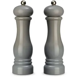 Echtwerk Gewürzmühlen Set Pfeffermühle 21 cm Grau unbefüllt