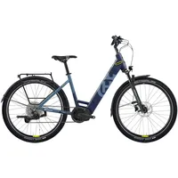 Husqvarna E-BICYCLES E-Bike E-Trekkingbike Crosser 2, 11 Gang Shimano Deore RD-M5100 Schaltwerk, Kettenschaltung, Mittelmotor, 625 Wh Akku, Bluetooth, Pedelec blau