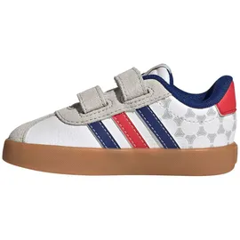 adidas VL Court 3.0 Kinder Cloud White/Pure Ruby/Mystery Ink 23,5