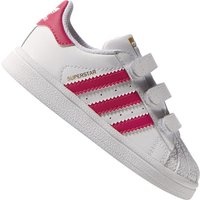 adidas Originals Superstar CF I Kleinkind-Sneaker White/Bold Pink - weiss - 21