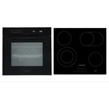 Respekta Backofen Herd Kochfeld Glaskeramik Set Autark Pyrolyse