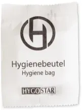 Hygostar® Hygienebeutel, im Verkaufs-Tray, reißfestes LDPE 556119 , 1 Packung = 100 Stück