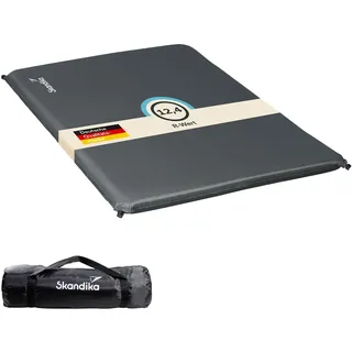 Skandika Doppel-Isomatte Easy Double 10 cm dick selbstaufblasend leicht Neu