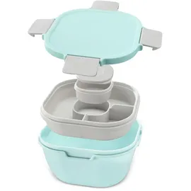 xavax Salatbox To Go pastellblau 1,4 l