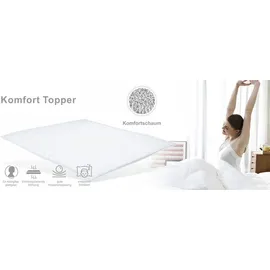 Matratzen Perfekt Topper Kaltschaum 120 x 200 cm weiß