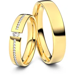 Trauringe B ̧ren 750er Gelbgold - 7271