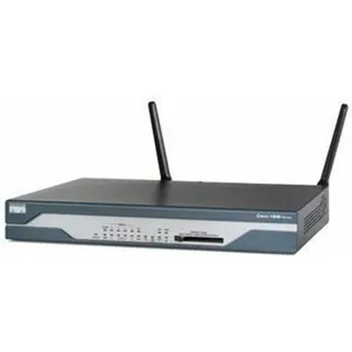 Cisco 1800 1841 Router - 2 Anschlüsse - 2 RJ-45 Port(s) - Management-Port - 4.0 - 128 MB - Fast Ethernet - Desktop, Wandmontierbar - 1 Jahr(e)