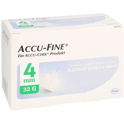 ACCU FINE Sterile Nadeln f.Insulinpens 4 100 St